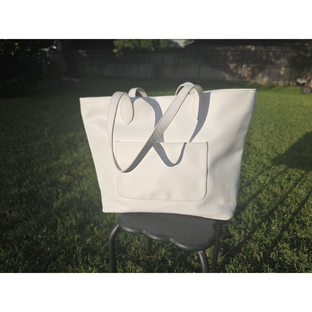 Ralph Lauren White Fragrance Classic Large Tote Bag Shoulder Shopper
